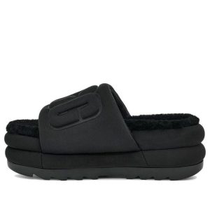 (WMNS) UGG Maxi Graphic Slide 'Black' 1131992-BBLC
