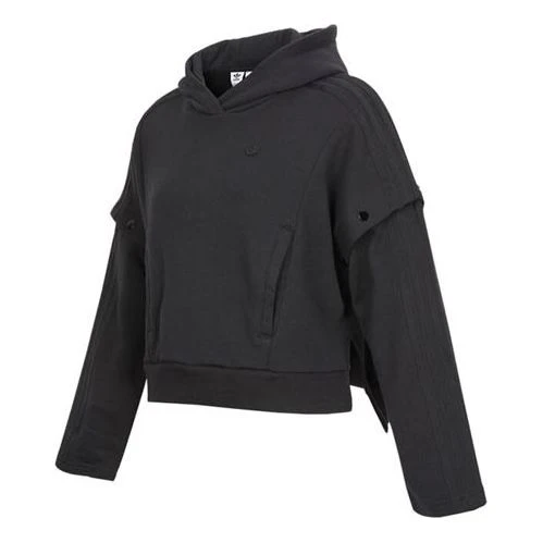 (WMNS) adidas originals Contempo Hoodie 'Black' HC6606