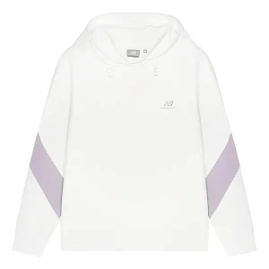 (WMNS) New Balance Sportswear Hoodie Asia Sizing 'White Purple' 5CC39342-IV