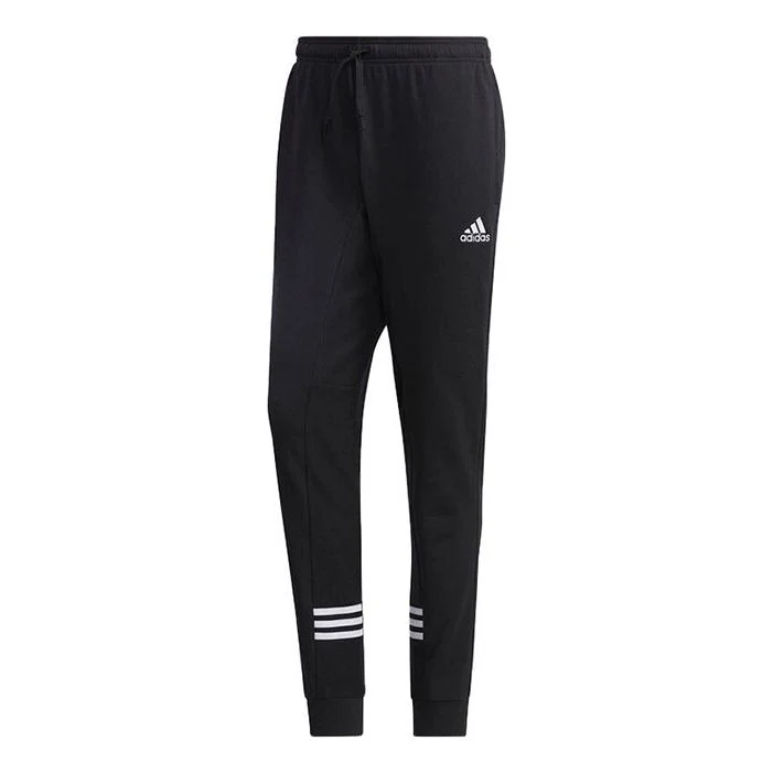 adidas M E Comf Pt Stripe Running Bundle Feet Sports Pants Black GD5452