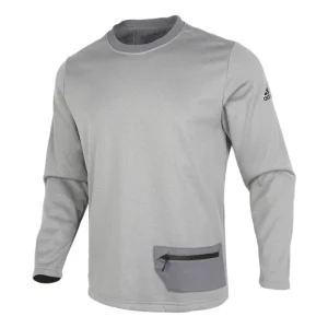 adidas Fleece Lined Stay Warm Casual Running Sports Gray GV3514