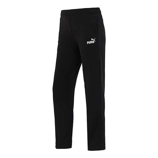(WMNS) PUMA Essential Sweatpants 'Black' 588728-01