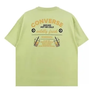 Converse Loose Fit Tea Tee Asia Sizing 'Green' 10025239-A03