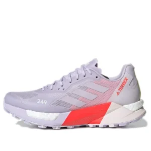 (WMNS) adidas Terrex Agravic Ultra Trail 'Purple Tint Solar Red' S42735