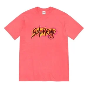 Supreme FW20 Week 7 Scratch Tee T SUP-FW20-176-PINK