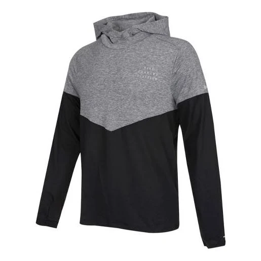 Men's Nike Therma-fit Division Splicing Contrasting Colors Running Gray DM4639-010