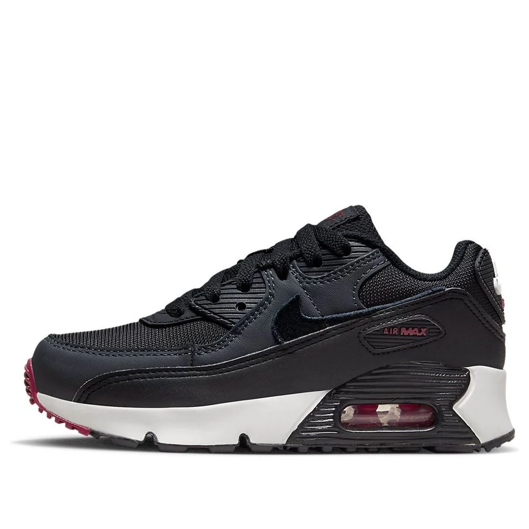 (PS) Nike Air Max 90 Leather 'Black Team Red' CD6867-022