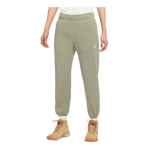 (WMNS) Nike x ACG Polartec Wolf Tree Casual Bundle Feet Sports Lacing Long Pants/Trousers Green CV0615-320