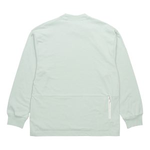 Men's Nike Sportswear Style Essentials Stand Collar Cotton Pullover Long Sleeves Blue T-Shirt DD7029-017