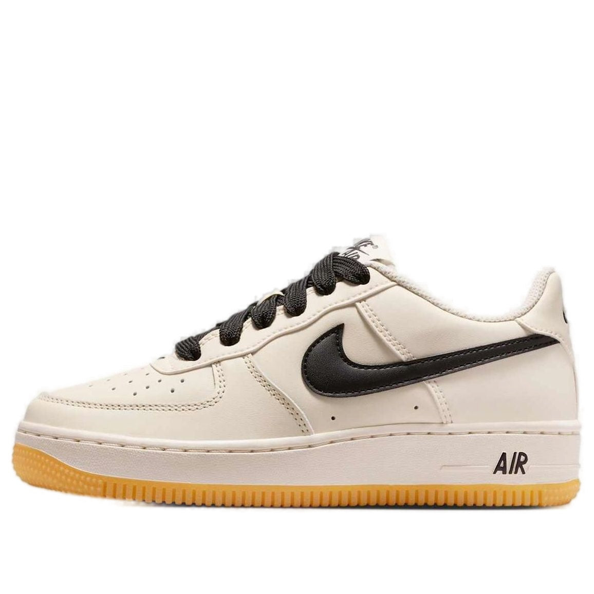 (GS) Nike Air Force 1 Low LV8 'Soft Pearl Gum Black' HQ1911-002