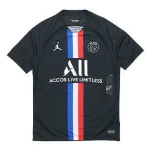 Air Jordan Paris Saint-Germain PSG 19/20 Stadium Fourth Jersey 'Black' BV9197-011