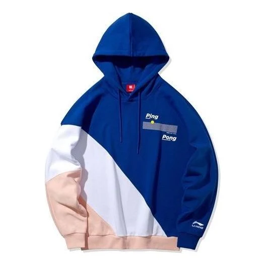 Li-Ning SS20 Paris fashion week Table Tennis Printing Colorblock 'Blue' AWDQ337-1