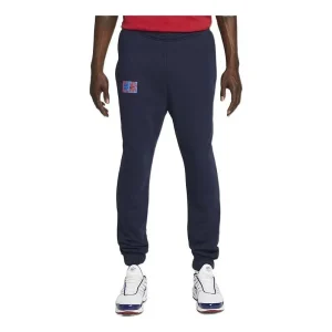 Nike Solid Color Pattern Pants Soccer/Football Pants Men's Obsidian Color DM3148-451