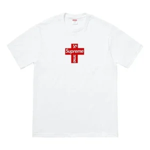 Supreme Week 17 Cross Box Logo Tee LogoT SUP-FW20-371-WHI