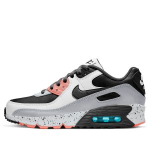(GS) Nike Air Max 90 Leather 'White Turf Orange Speckled' CD6864-110