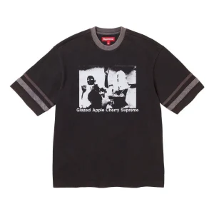 Supreme FW23 Week4 Glazed Athletic T-shirt 'Black' SUP-FW23-081
