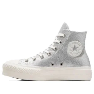 (WMNS) Converse Chuck Taylor All Star Lift Hi 'Silver' A07949C
