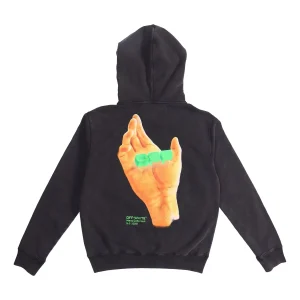 Men's Off-White C/O VIRGIL ABLOH Pattern Printing Black OMBB034R20E300131088