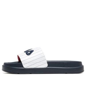 (WMNS) FILA wedge sandal Blue/White F12W024610FWN