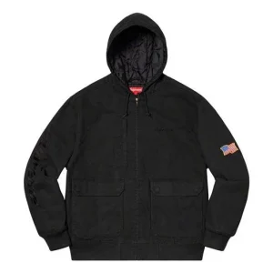 Supreme SS20 Week 2 Canvas Hooded Work Jacket SUP-SS20-385