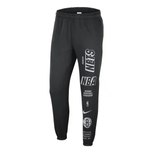 Nike x NBA Brooklyn Nets Courtside Sweatpants 'Black' DN9108-010