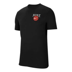 Nike Dri-FIT Dunk Basketball Printing Short Sleeve Black CD1287-010