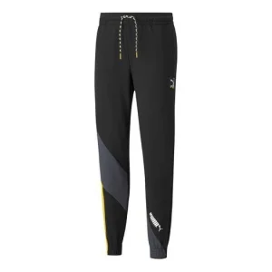 PUMA International Knitted Regular Fit Pants 'Black' 533085-01