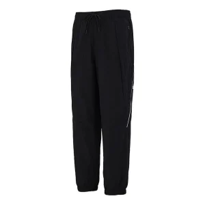 adidas Athleisure Casual Sports Breathable Running Long Pants Black H39252