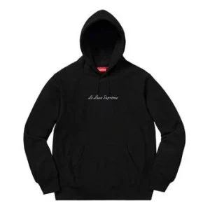 Supreme SS19 Le Luxe Hooded Sweatshirt Black SUP-SS19-316