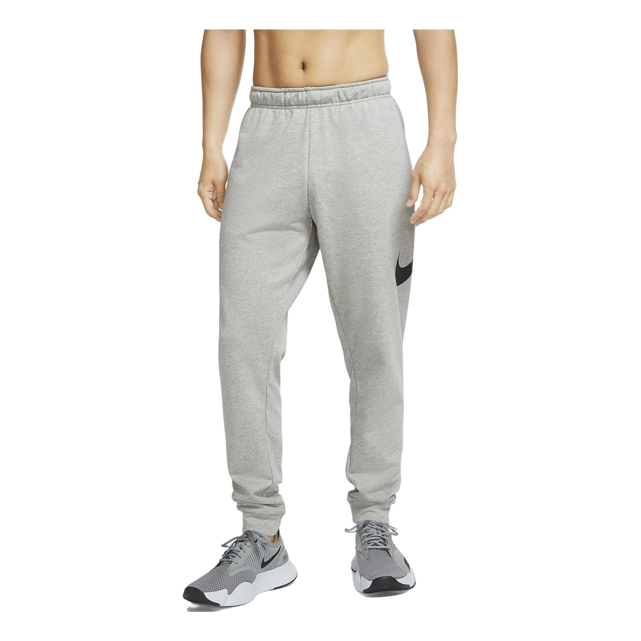 Nike Dry Graphic Dri-FIT Taper Fitness Sweatpants 'Dark Grey Heather' CU6775-063