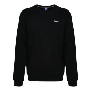 Nike Club Ft Round Neck Pullover french terry Black AA3178-010