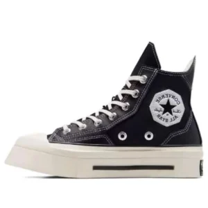 (WMNS) Converse Chuck 70 De Luxe Squared Hi Top 'Black' A06435C