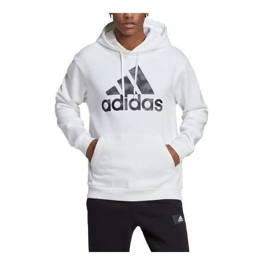 adidas Camo Print French Terry Hoodie 'White' HL6932