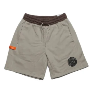(WMNS) Air Jordan x PSG Fleece Short 'Grey' DZ3270-230