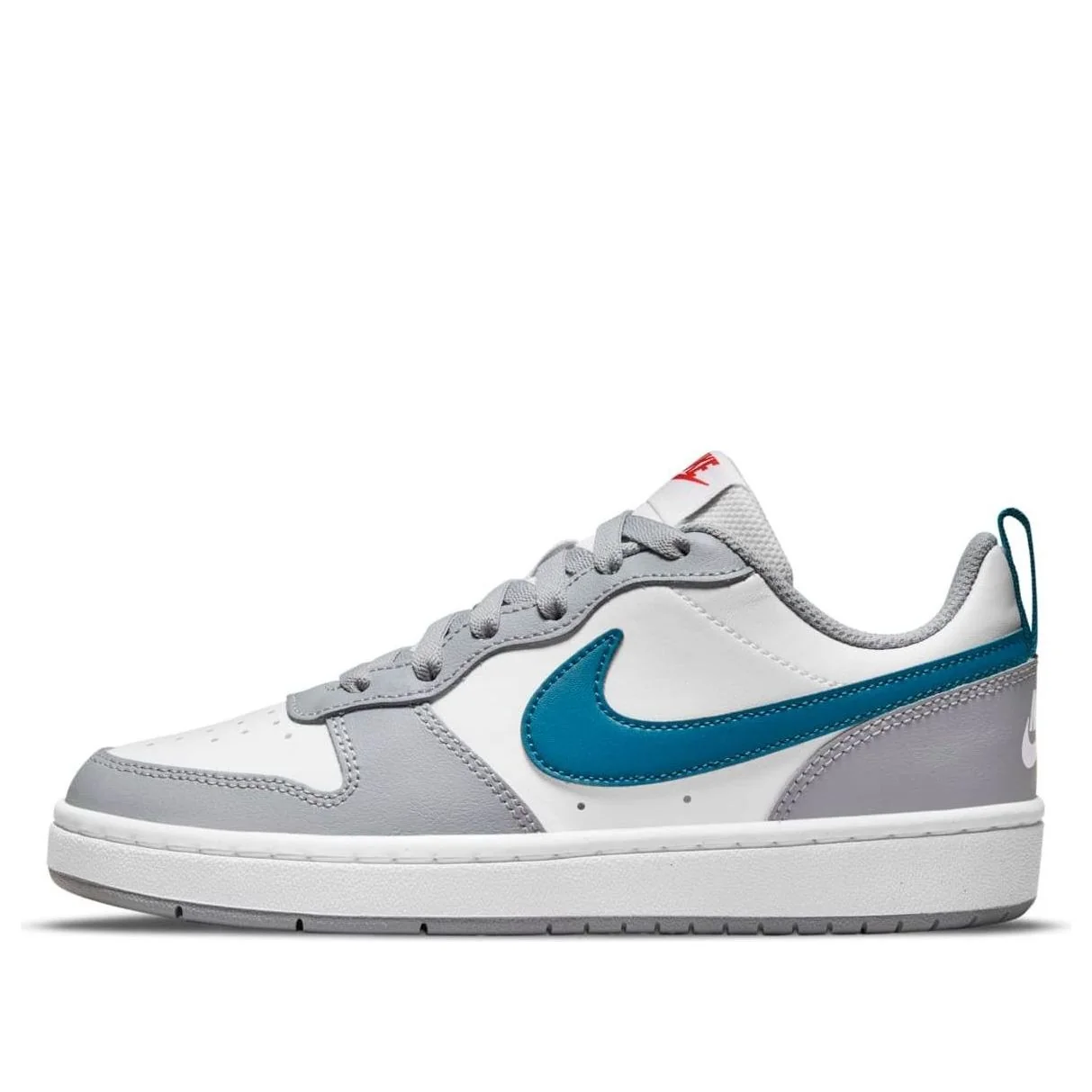 (GS) Nike Court Borough Low 2 'White Light Smoke Grey Marina' BQ5448-117