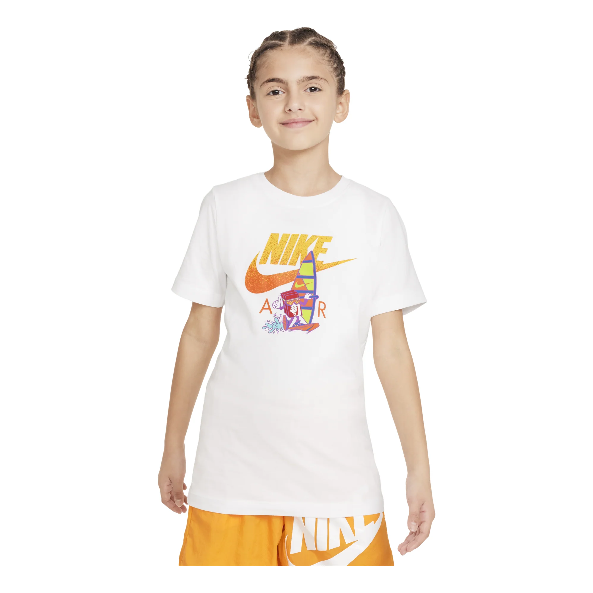 (GS) Nike Sportswear Graphic T-Shirt 'White' FV5346-100