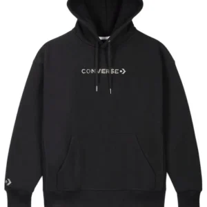 Converse Gold Standard Hoodie with Swarovski Crystals Asia Sizing 'Black' 10027137-A01