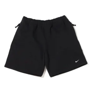 Nike Solid Color Logo Straight Loose Casual Shorts Asia Sizing 'Black' DV3056-010