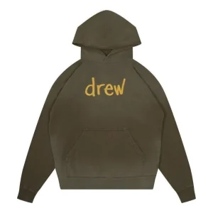 Drew House Scribble Oversized Hoodie 'Olive Green' DR-FW22-106