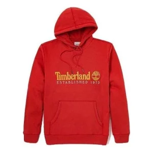 Timberland 50th Anniversary Drawstring Hoodie 'Red' A2E2C-ED6