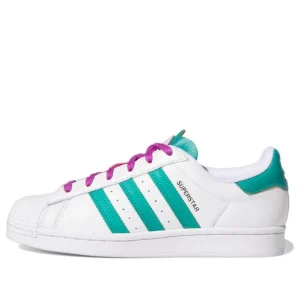 (WMNS) adidas Superstar 'White Glory Green' H06595