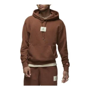 Air Jordan Drawstring Hoodie Asia Sizing 'Brown' DV7024-262