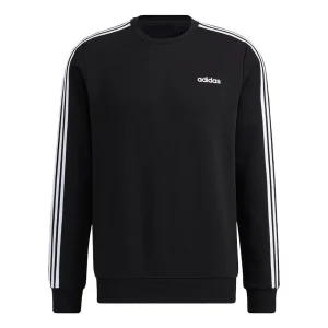 Men's adidas neo Ce 3S Swt Sports Round Neck Pullover Black H14208