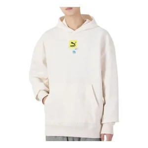 PUMA Oversize Trend Graphic Logo Hoodie 'White' 536061-65