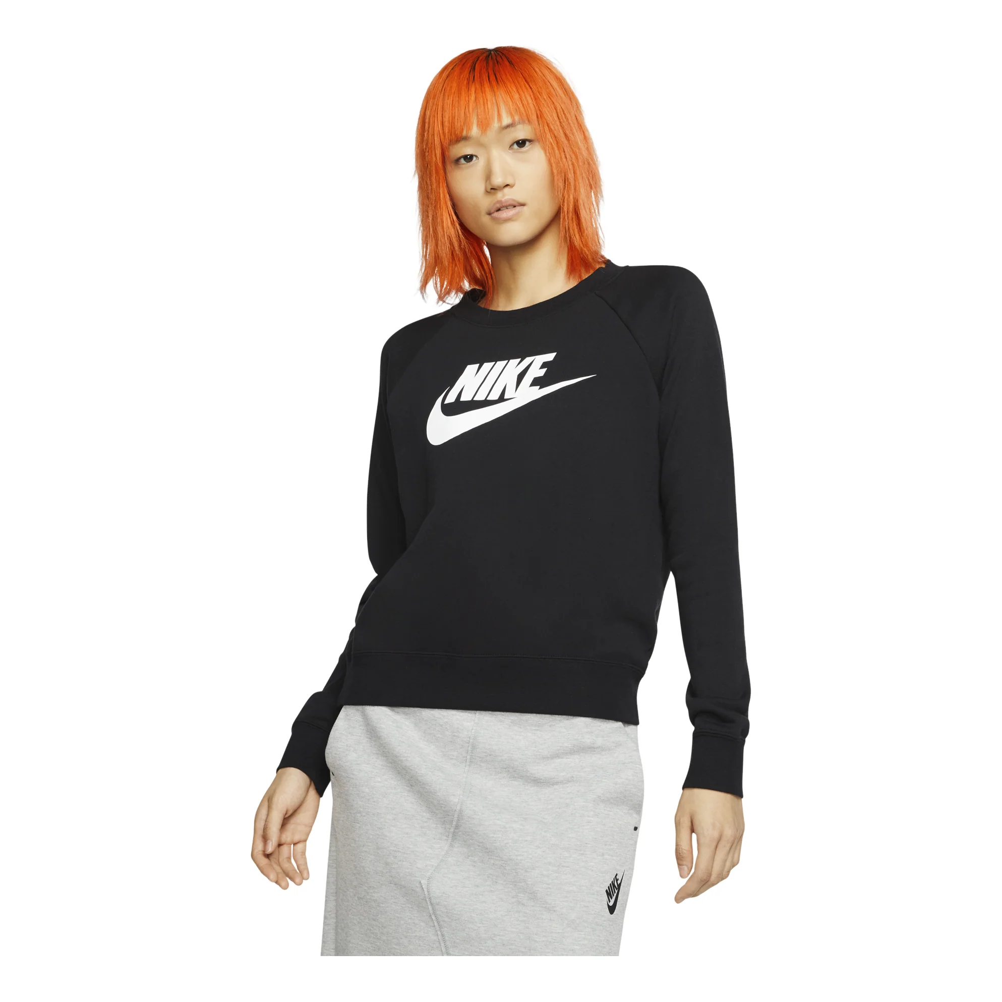 (WMNS) Nike Sportswear Knit Round Neck Black BV4113-010