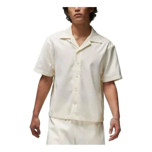 Air Jordan Essentials Sustainable Materials Short-Sleeve Top Asia Sizing 'Pale Ivory' DX9682-110