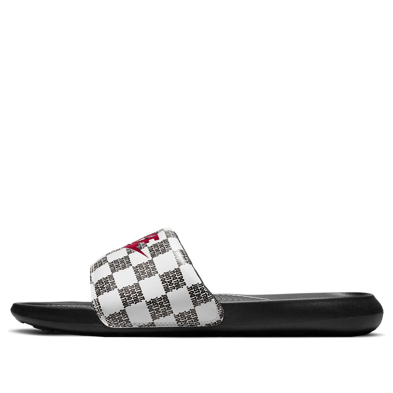 Nike Victori One Black/White/Red Slipper CN9678-102