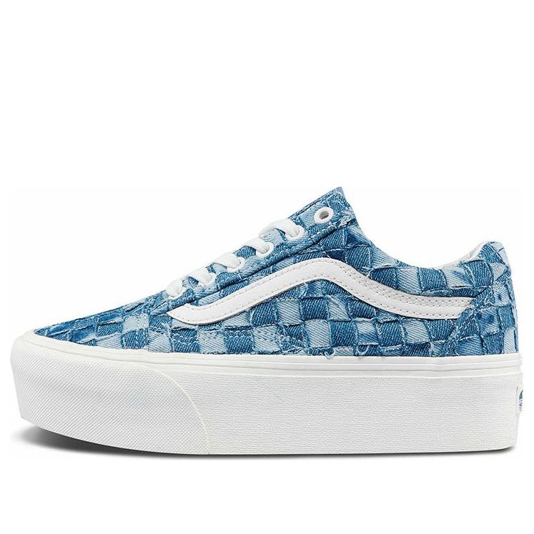 (WMNS) Vans Old Skool Stackform 'Woven Denim' VN0A7Q5MB6A