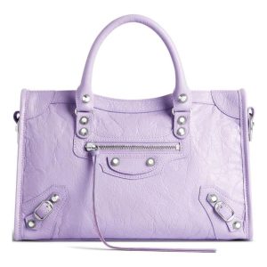 (WMNS) Balenciaga Le City Small Bag 'Light Purple' 7977892AA9S5306