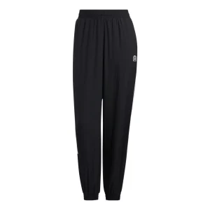 (WMNS) adidas Neo Tape Cuffed Track Pants Asia Sizing 'Black White' HM9561